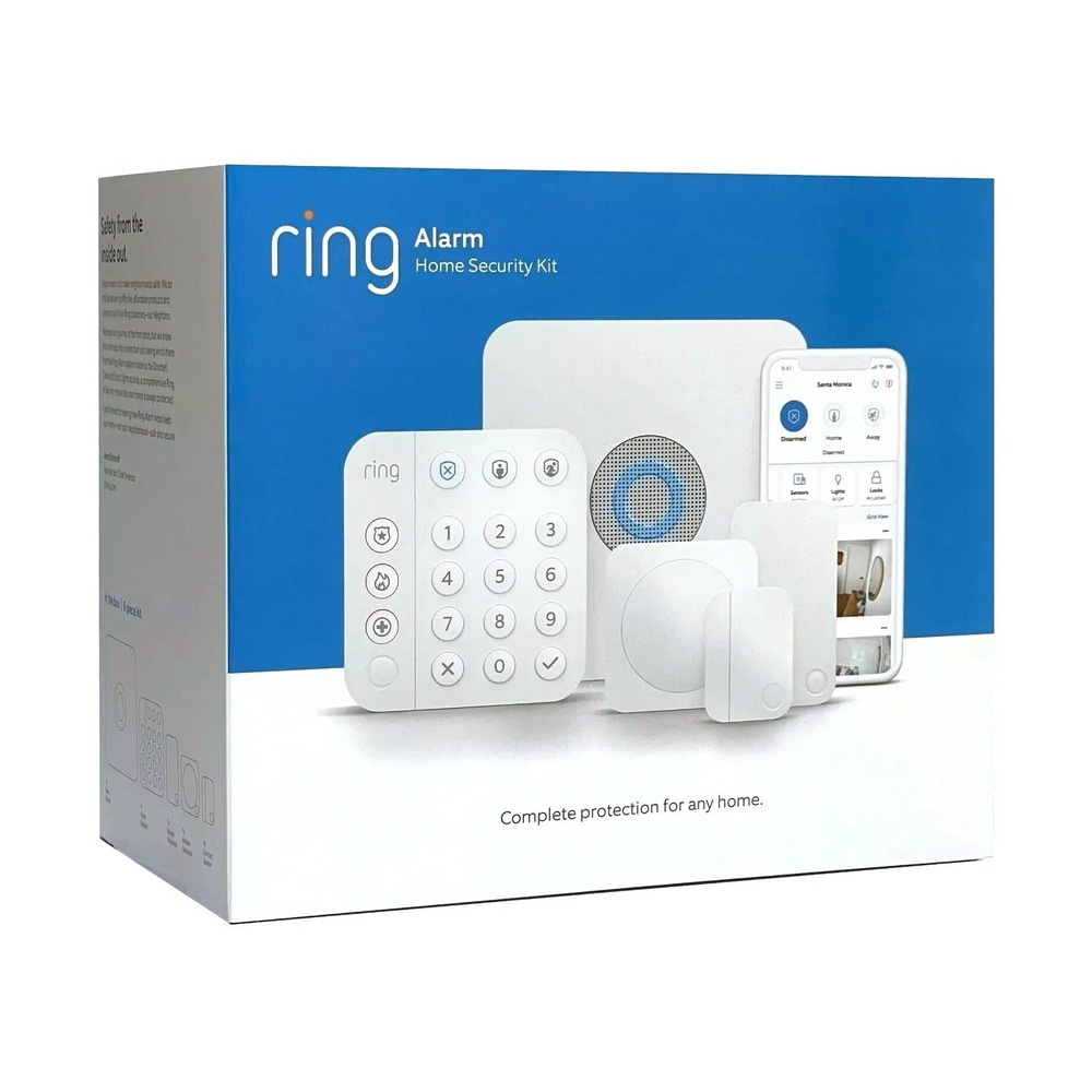 Ring Alarm 8 Piece Kit Wireless Surveillance 2nd Gen Smart App System Window